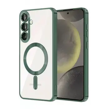 Newface Samsung Galaxy A27 5G Kross Magneticsafe Kapak - Koyu Yeşil