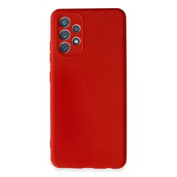 Newface Samsung Galaxy A32 Kılıf First Silikon - Kırmızı