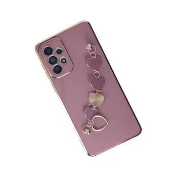 Newface Samsung Galaxy A33 5G Kılıf Esila Silikon - Mor