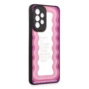 Newface Samsung Galaxy A33 5G Kılıf Mirror Desenli Kapak - Mirror - 11