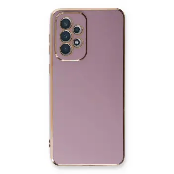 Newface Samsung Galaxy A33 5G Kılıf Volet Silikon - Mor
