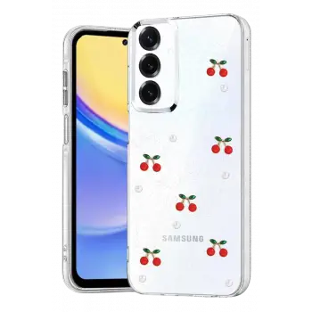 Newface Samsung Galaxy A34 5G Fiyonk Desenli Kapak - Desen 9
