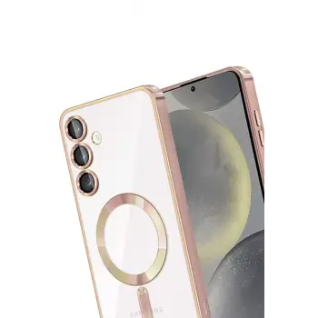 Newface Samsung Galaxy A35 5G Kross Magneticsafe Kapak - Rose