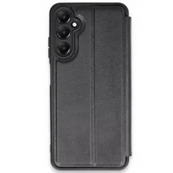 Newface Samsung Galaxy A36 Kılıf Flip Cover - Siyah