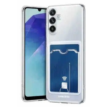 Newface Samsung Galaxy A37 5G Kart Şeffaf Silikon - Şeffaf