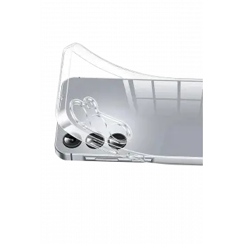 Newface Samsung Galaxy A37 5G Lüx Şeffaf Silikon - Şeffaf