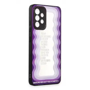 Newface Samsung Galaxy A52 Kılıf Mirror Desenli Kapak - Mirror - 5