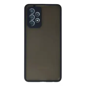 Newface Samsung Galaxy A52 Kılıf Montreal Silikon Kapak - Lacivert