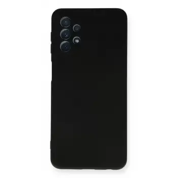 Newface Samsung Galaxy A52 Kılıf Nano içi Kadife Silikon - Siyah