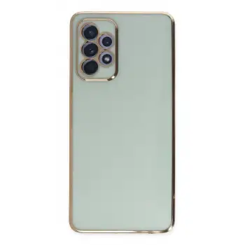 Newface Samsung Galaxy A52 Kılıf Volet Silikon - Açık Yeşil