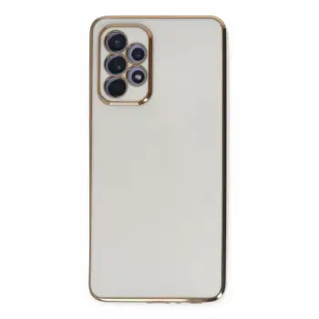 Newface Samsung Galaxy A52 Kılıf Volet Silikon - Beyaz