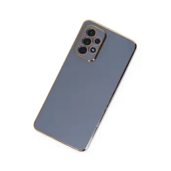 Newface Samsung Galaxy A52 Kılıf Volet Silikon - Mavi