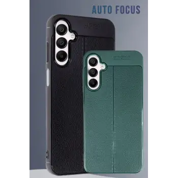 Newface Samsung Galaxy A55 5G Kılıf Auto Focus Kapak - Mavi