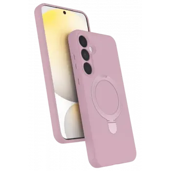 Newface Samsung Galaxy A55 5G Regal Magsafe Standlı Kapak - Açık Pembe