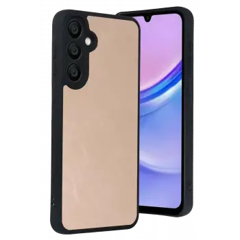 Newface Samsung Galaxy A57 5G Aras Deri Kapak - Pudra