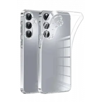 Newface Samsung Galaxy A57 5G Lüx Şeffaf Silikon - Şeffaf