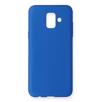 Newface Samsung Galaxy A6 2018 Kılıf First Silikon - Mavi