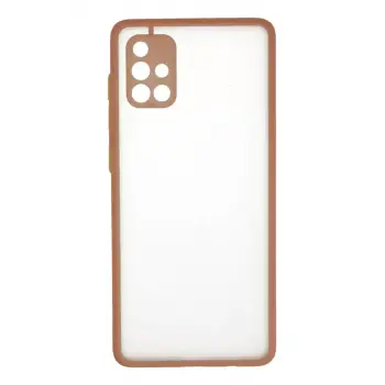 Newface Samsung Galaxy A71 Kılıf Montreal Silikon Kapak - Pembe