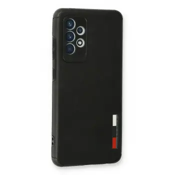 Newface Samsung Galaxy A73 5G Kılıf Loop Deri Silikon - Siyah