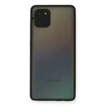 Newface Samsung Galaxy A81 / Note 10 Lite Kılıf Montreal Silikon Kapak - Siyah