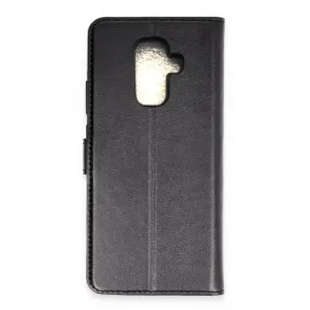 Newface Samsung Galaxy J8 Trend S Plus Kapaklı Kılıf - Siyah