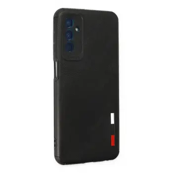 Newface Samsung Galaxy M13 Kılıf Loop Deri Silikon - Siyah