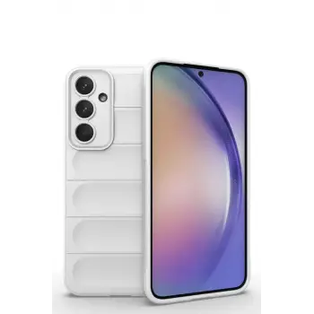 Newface Samsung Galaxy M14 5G Kılıf Optimum Silikon - Krem