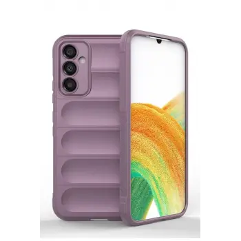 Newface Samsung Galaxy M14 5G Kılıf Optimum Silikon - Mor