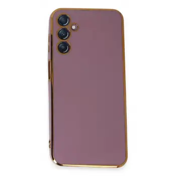 Newface Samsung Galaxy M14 5G Kılıf Volet Silikon - Mor