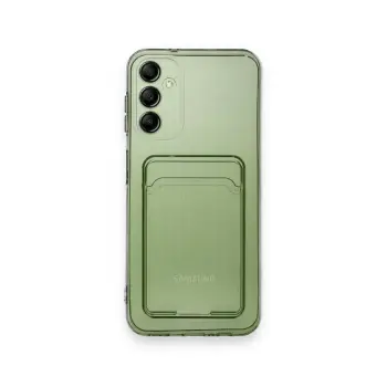 Newface Samsung Galaxy M15 Kılıf Kart Şeffaf Silikon - Şeffaf