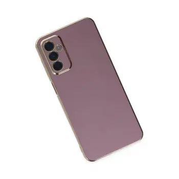 Newface Samsung Galaxy M23 Kılıf Volet Silikon - Mor