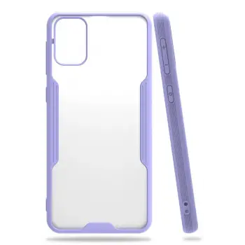 Newface Samsung Galaxy M31 Kılıf Platin Silikon - Lila