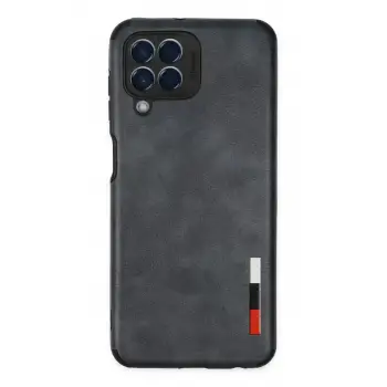 Newface Samsung Galaxy M33 Kılıf Loop Deri Silikon - Lacivert