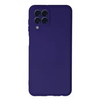 Newface Samsung Galaxy M33 Kılıf Nano içi Kadife Silikon - Mor