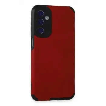 Newface Samsung Galaxy M34 5G Kılıf Loop Deri Silikon - Kırmızı