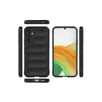 Newface Samsung Galaxy M34 5G Kılıf Optimum Silikon - Siyah