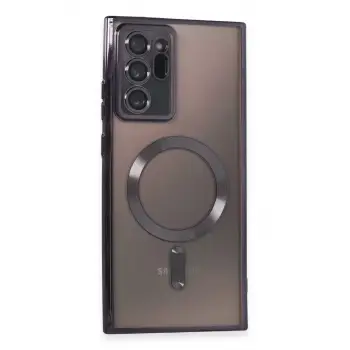 Newface Samsung Galaxy Note 20 Ultra Kılıf Kross Magneticsafe Kapak - Mor
