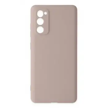 Newface Samsung Galaxy S20 FE Kılıf Nano içi Kadife Silikon - Pudra