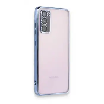 Newface Samsung Galaxy S20 FE Kılıf Razer Lensli Silikon - Açık Mavi
