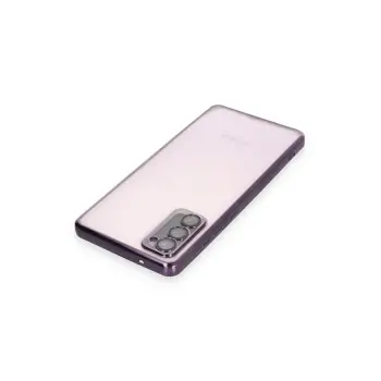 Newface Samsung Galaxy S20 FE Kılıf Razer Lensli Silikon - Mor
