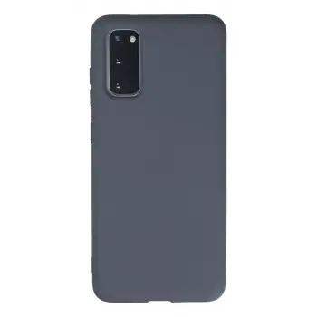 Newface Samsung Galaxy S20 Kılıf Nano içi Kadife Silikon - Gri