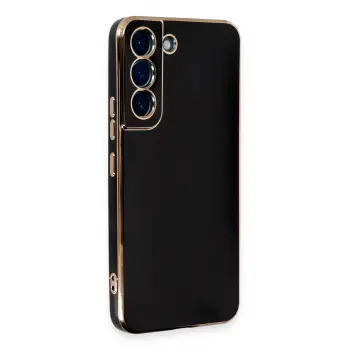 Newface Samsung Galaxy S21 Kılıf Volet Silikon - Siyah