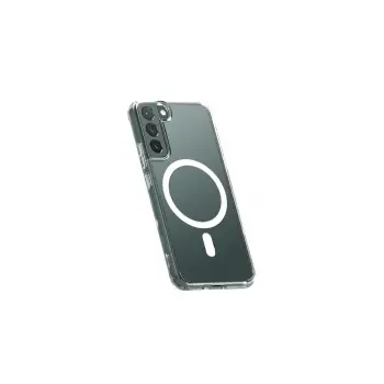 Newface Samsung Galaxy S22 Plus Kılıf Magneticsafe Şeffaf Silikon - Şeffaf