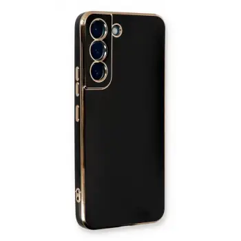Newface Samsung Galaxy S22 Plus Kılıf Volet Silikon - Siyah