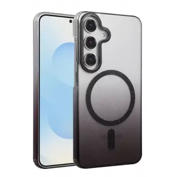 Newface Samsung Galaxy S23 FE Glossy Magsafe Kapak - Siyah