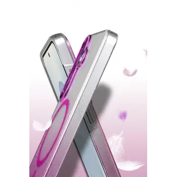 Newface Samsung Galaxy S23 FE Glossy Magsafe Kapak - Siyah