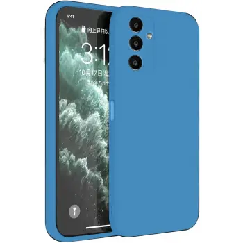 Newface Samsung Galaxy S23 FE Kılıf First Silikon - Mavi