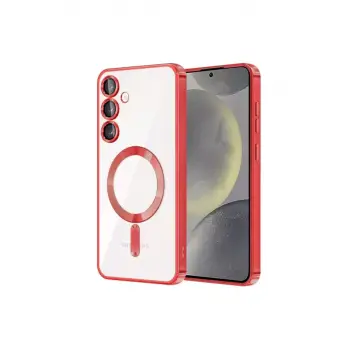 Newface Samsung Galaxy S23 Plus Kılıf Kross Magneticsafe Kapak - Kırmızı