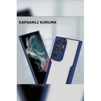 Newface Samsung Galaxy S23 Plus Kılıf Platin Silikon - Mavi
