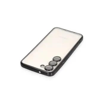 Newface Samsung Galaxy S23 Plus Kılıf Razer Lensli Silikon - Siyah